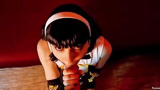 Nun prayed for my soul on Halloween night, but fucked me hard
