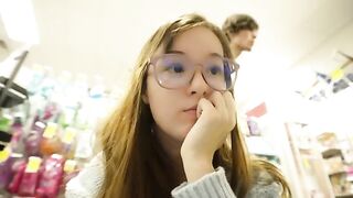 Passionate amateur couple enjoy sensual sex on their hotel getaway
