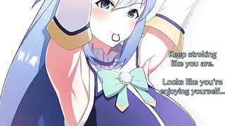 The ass of Goddess Aqua from Konosuba is worth worshiping! (Hentai JOI)