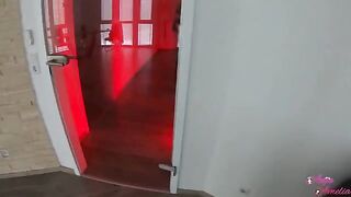 The girl is a loyal servant of the vampires and gets rewarded with cum