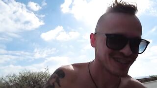 Stupid bitches thought we were bloggers, got fucked on the beach