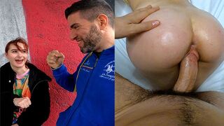 Submissive Russian teen gets picked up on the street and fucked hard