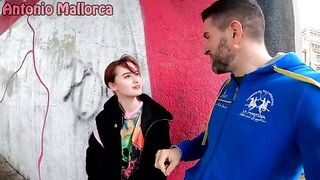 Submissive Russian teen gets picked up on the street and fucked hard