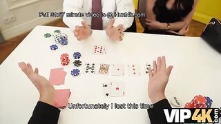 The guy lost a poker game to his wife and had to pay the price