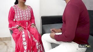 Desi Pari fucks her stepbrother with a clear Hindi voice