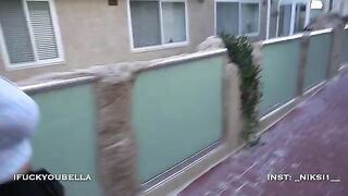 A guy picked up a beautiful girl at the resort and fucked her orally