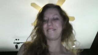 I put a big finger in tight neighbor’s ass! But she loves my cock! Anal fuck