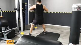 I crushed on my fitness colleague and we fucked in gym restroom