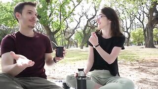A day at the park turns into a public blowjob adventure