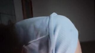 A step-sister is getting fucked in her tight ass hole