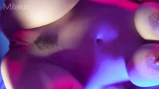 Busty teen gets her meaty pussy filled with cum inside and out