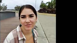 Park Pickup - I came inside her wet pussy and she loved it