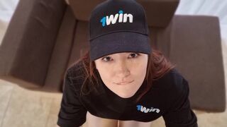 Pretty baby Waldemaria fucks hard, moaning real orgasm