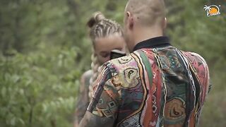 They're watching me while I give Mateo a blowjob outdoors