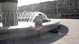Sometimes I wear underwear... but anyway end up completely naked outdoors