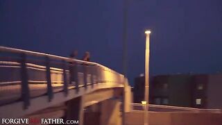 Indian model gets creampied after giving a blowjob to a stranger in Deviante style