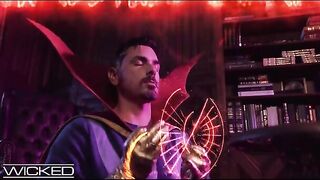 Ms. Marvel has a great sex with Doctor Strange's cock in this parody