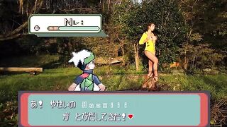 Romantic sex with beautiful Japanese teen in outdoor setting