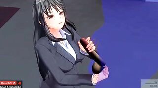 ASMR ear licking action with Japanese hentai voice