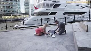 A blonde PAWG from England agreed to fuck a stranger for a million dollars