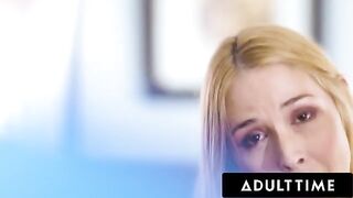 A big-breasted stepmom teaches her stepson the basics of sex in this explicit video
