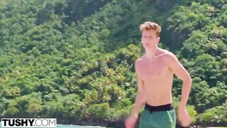 Bodacious redhead Scarlett is addicted to wild anal sex, as seen in stunning TUSHY videos
