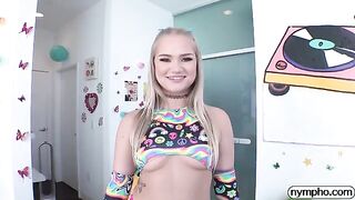 Nympho Harley King gets her pussy and mouth filled with cum