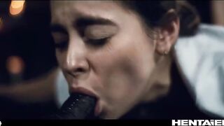 Hentai-style compilation with real girls getting fucked by monsters