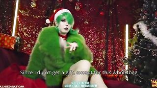 Hot Christmas creampie with Grinch, a festive fuck fest