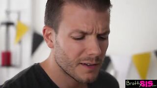 You fucked me until I was satisfied! You're a great stepbrother, praises Molly Little