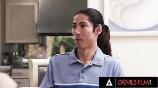 The man couldn’t resist his girlfriend’s sexy stepsister Charly Summer