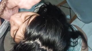 He sucks my cock and then asks me to give it to him by the ass I fill his ortho with milk