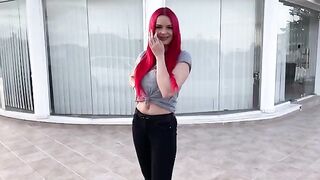 Public spontaneous fuck! User Anton recognized and fucked me outdoors