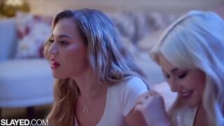 Two voluptuous besties, Skye and Blake, gave in to their sexual desires