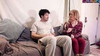 A stepmom helped her stepson to get rid of the habit of masturbation