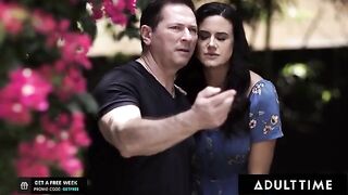 Pervert couple taught a lesson to the naughty teen Haley Reed