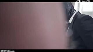 A domineering woman tied up and dominated her cheating husband in a fierce encounter
