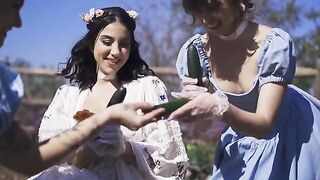 Once upon a time, Riley, Ryan, and Lena had a park threesome