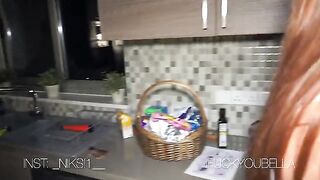 The pool cleaner got a messy reward from the luxury girl
