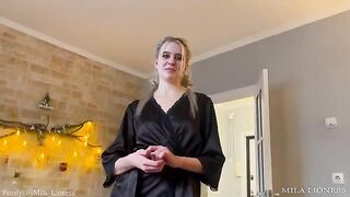 MILF seduced her stepson to make love with him