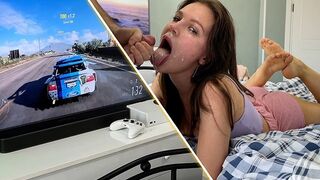 Girl was playing Xbox when her boyfriend fucked her face