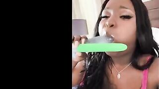 Playful Barbie Crystal took all the sex toys of Lily Starfire