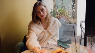 Romantic dinner turned into a passionate, intense encounter