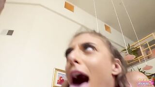 Brunette beauty Gia Derza gets her holes filled with huge cocks