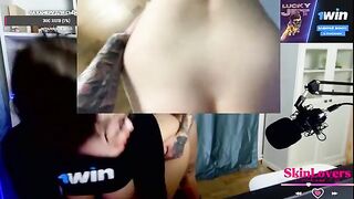 A streamer girl skinloverss got fucked during a donation stream