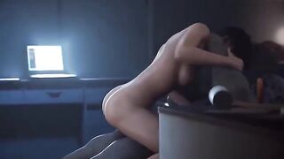 Ada Wong gets trapped and fucked hard in 3D animation