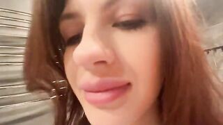 Girl received a new dick as a birthday gift
