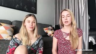 Sexy amateur girls are having their first experience