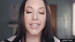 Hot MILF Angela White gets a sensual physical exam in this ASMR video
