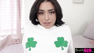 Vanessa Moon tells Stepbro, Why don't you lick my pussy for some good luck